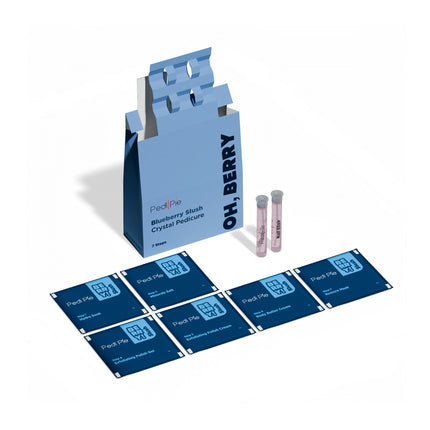 Blueberry Slush 7 Step Crystal Pedicure | Pack of 5