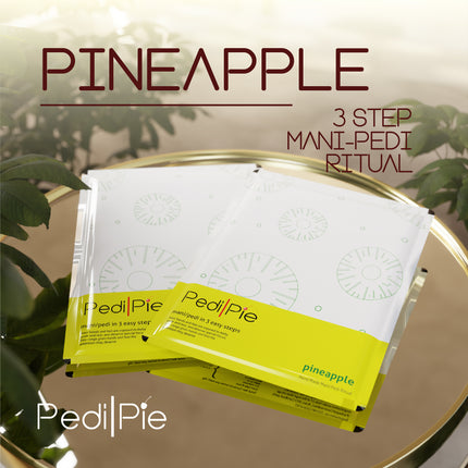 Pineapple – 3 Step Mani/Pedi Kit | Pack of 20